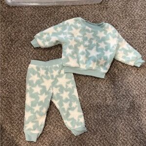 Cat & Jack Mint Green Baby Fleece Set